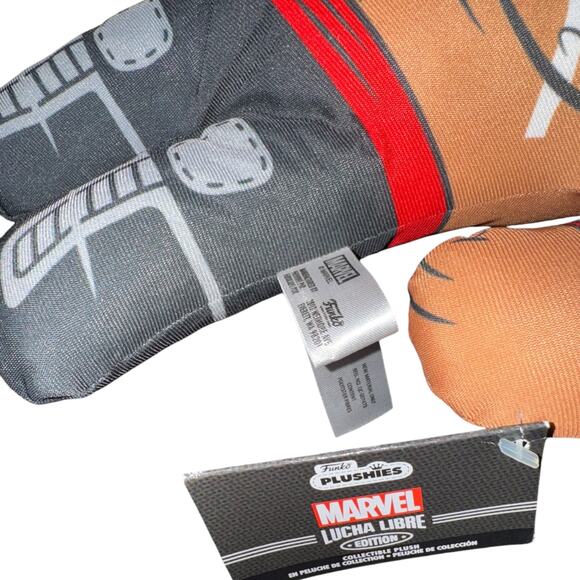 Funko Marvel Lucha Libre 16" Plush – Masked Mayhem Meets Cuddly Chaos NWT - Picture 3 of 3